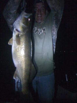 Oswego Harbor fishing for trophy size walleyes in Oswego NY.